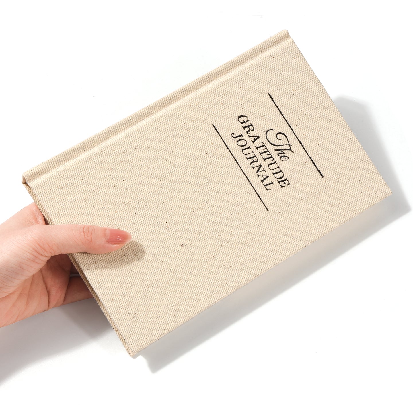 Hardcover Notebook – Fabric Cover (Gratitude Journal)