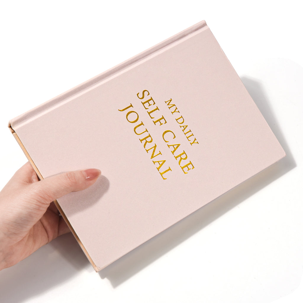 Hardcover Notebook – Fabric Cover (Self Care Journal)