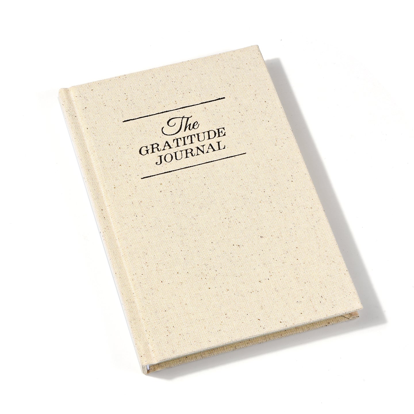 Hardcover Notebook – Fabric Cover (Gratitude Journal)