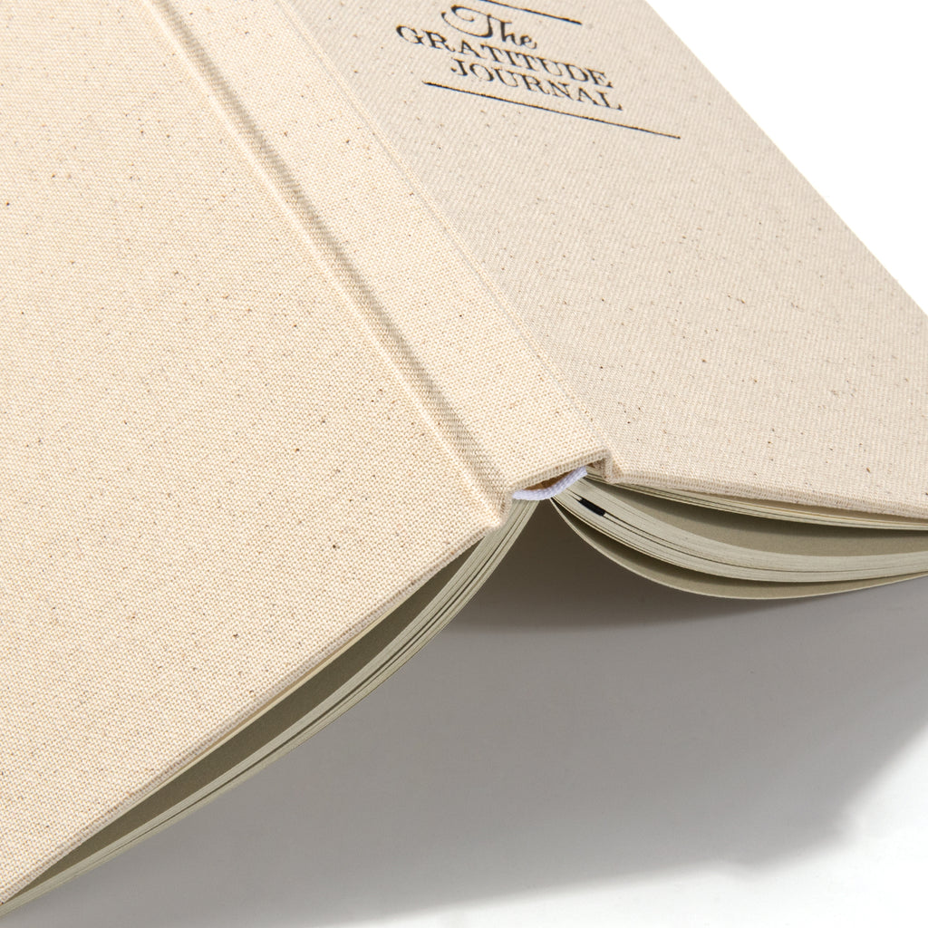 Hardcover Notebook – Fabric Cover (Gratitude Journal)