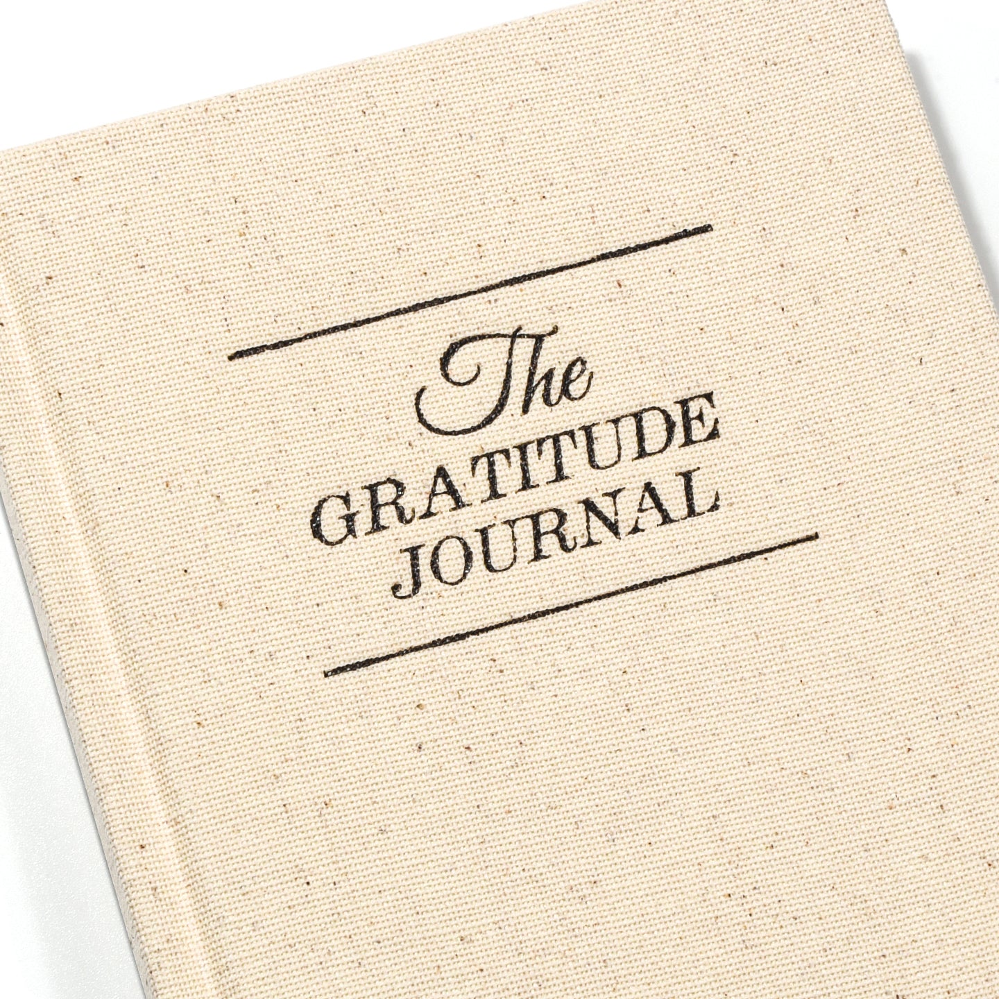 Hardcover Notebook – Fabric Cover (Gratitude Journal)