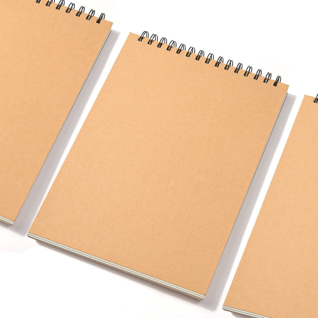 Top-Spiral Sketchbook – Kraft Cover