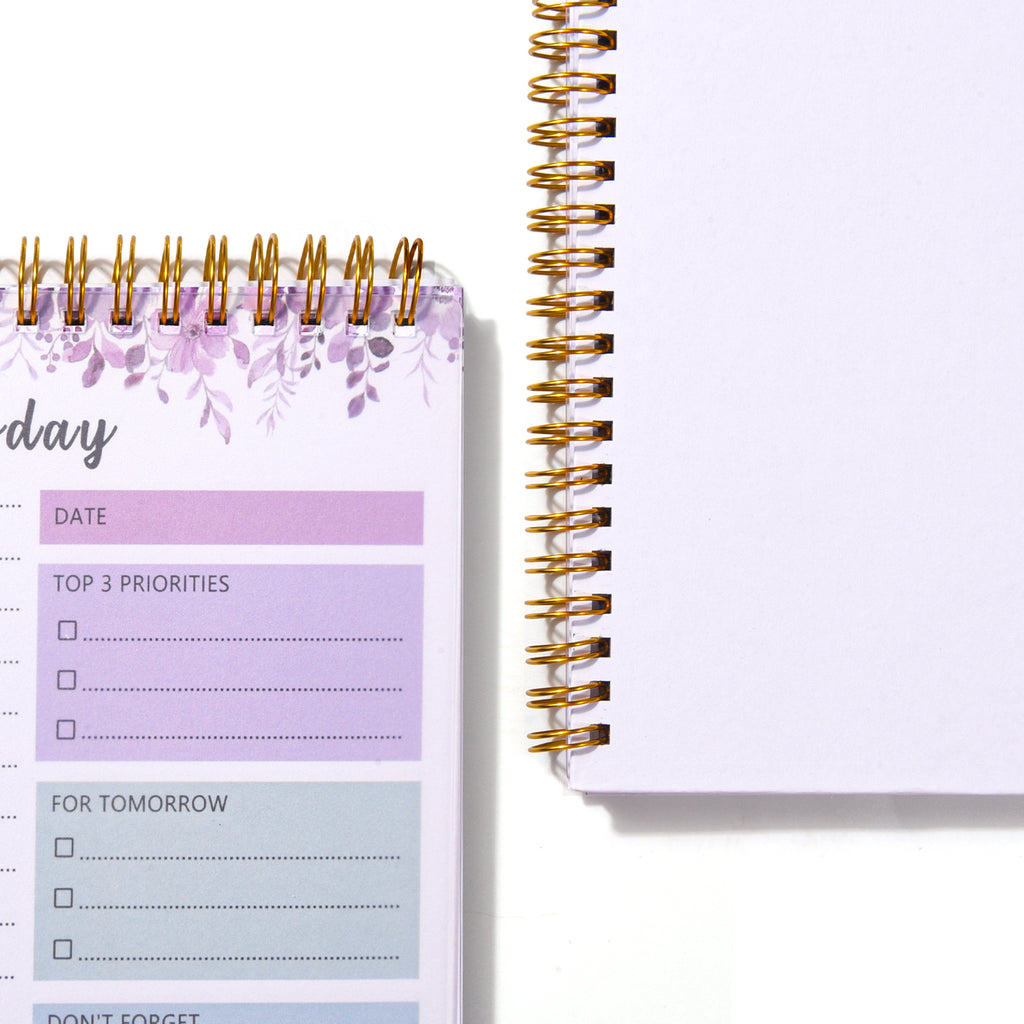 Top-Spiral Planner – Clear PVC Cover