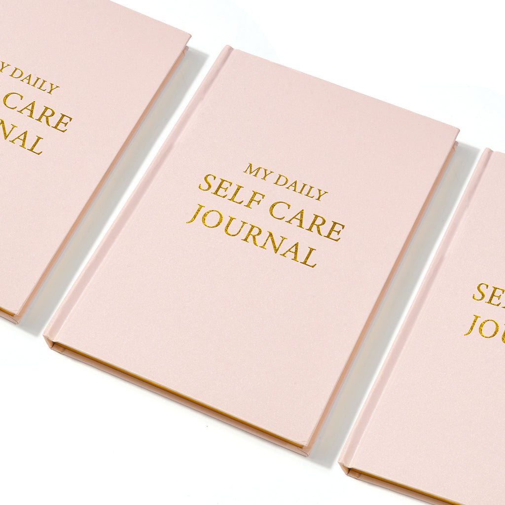 Hardcover Notebook – Fabric Cover (Self Care Journal)