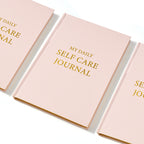 Hardcover Notebook – Fabric Cover (Self Care Journal)