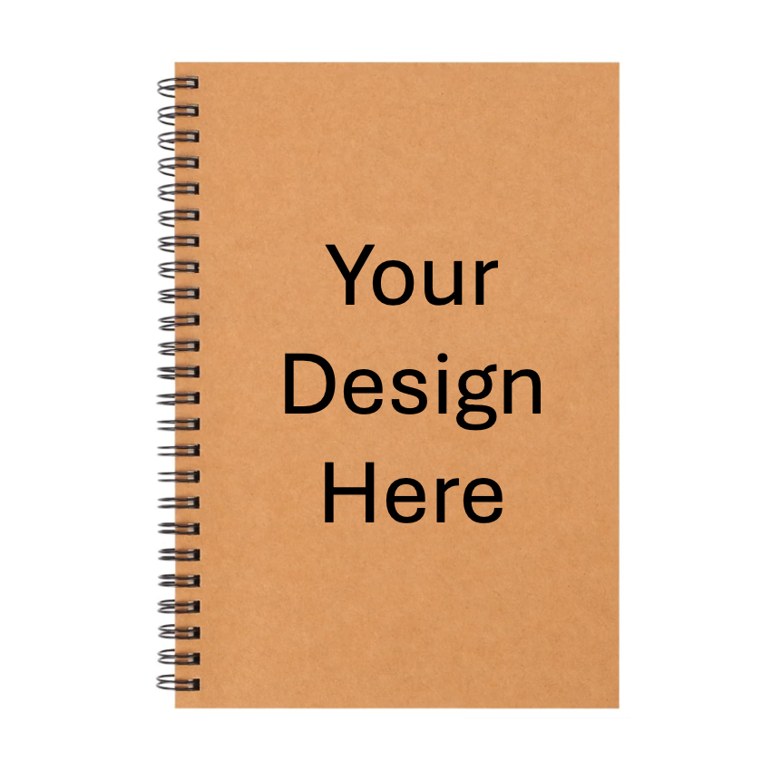 A4 Spiral Kraft Cover Notebook