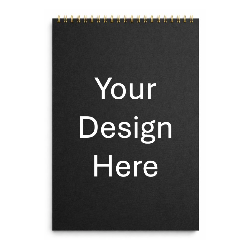 A4 Softcover Black Card Sketchbook