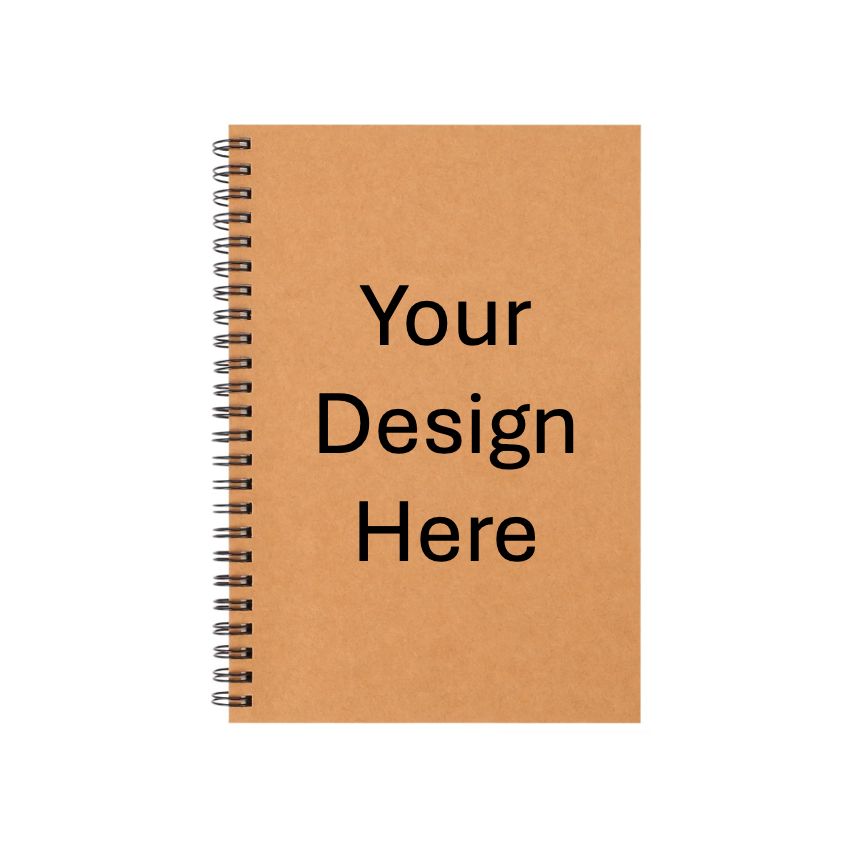 B5 Spiral Kraft Cover Notebook