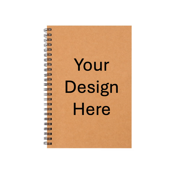 B5 Spiral Kraft Cover Notebook