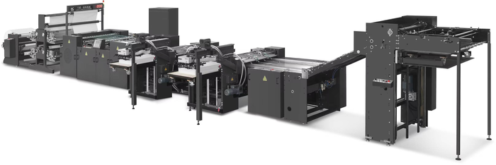 Roll Paper Double Feeders Flexo Printing Production Line