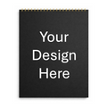US Letter Softcover Black Card Sketchbook